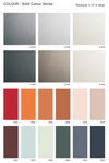 Hollow Triangular Grille Fluted Wall Panel - Solid Colour Edition
