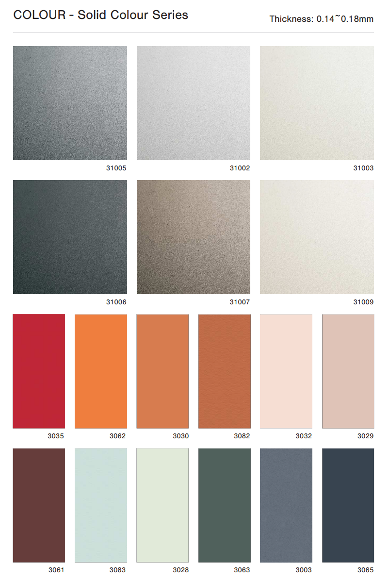 Hollow Inverted Fluted Wall Panel - Solid Colour Edition