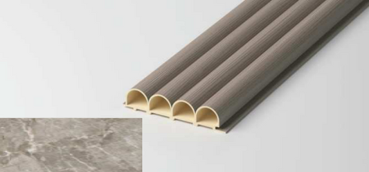 Hollow Round Fluted Wall Panel - Stone Edition